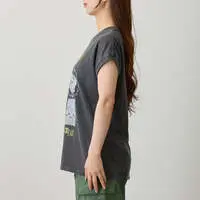 Chiikawa Wide Sleeveless FOCUSED ON FOOD (Charcoal) - M