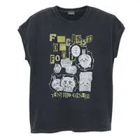 Chiikawa Wide Sleeveless FOCUSED ON FOOD (Charcoal) - M