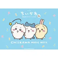 Chiikawa Anime "Chiikawa" Music Notebook 1 w/Stickers (4-Stave)