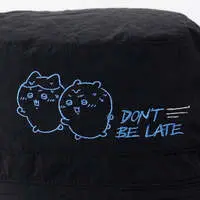 Chiikawa Nylon Hat DON'T BE LATE (Black)
