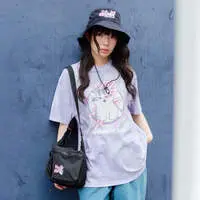 mofusand T-Shirt MEOW’N’ROLL Purple - L