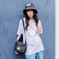 mofusand T-Shirt MEOW’N’ROLL Purple - L