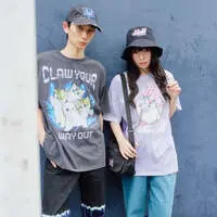 mofusand T-Shirt CLAW YOUR WAY OUT Charcoal - XL