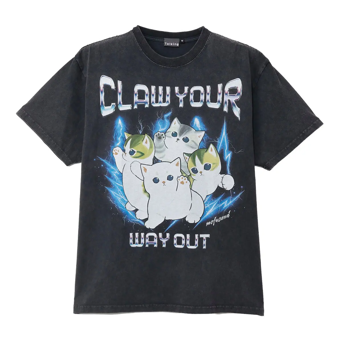mofusand T-Shirt CLAW YOUR WAY OUT Charcoal - M