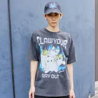 mofusand T-Shirt CLAW YOUR WAY OUT Charcoal - M