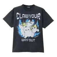 mofusand T-Shirt CLAW YOUR WAY OUT Charcoal - M