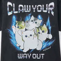 mofusand T-Shirt CLAW YOUR WAY OUT Charcoal - M