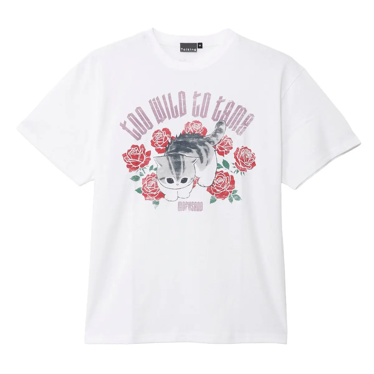 mofusand T-Shirt TOO WILD TO TAME White - M