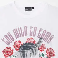 mofusand T-Shirt TOO WILD TO TAME White - M