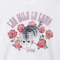 mofusand T-Shirt TOO WILD TO TAME White - M