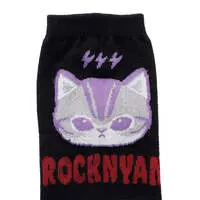 mofusand Socks ROCKNYAN Black