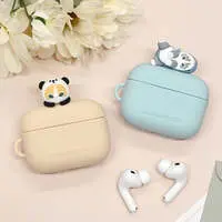 mofusand AirPods Pro 3-Compatible Silicone Case (Shark Meow)