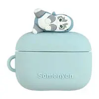 mofusand AirPods Pro 3-Compatible Silicone Case (Shark Meow)