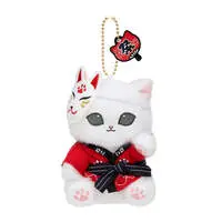 mofusand Wasshoi! Festival Meow Mascot Keychain (Red Happi Coat)