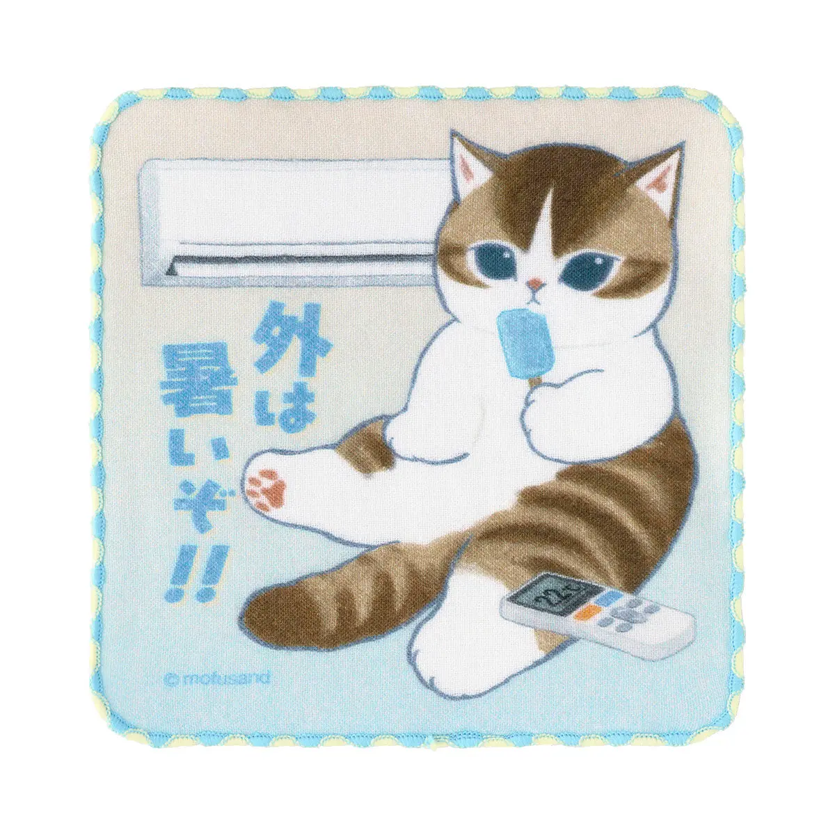 mofusand I Want to Interrupt Your Outing, Meow! Mame-Mame Gauze Hand Towel (It's Hot Outside!)