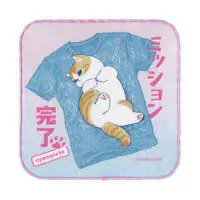 mofusand I Want to Interrupt Your Outing, Meow! Mame-Mame Gauze Hand Towel (Mission Complete)