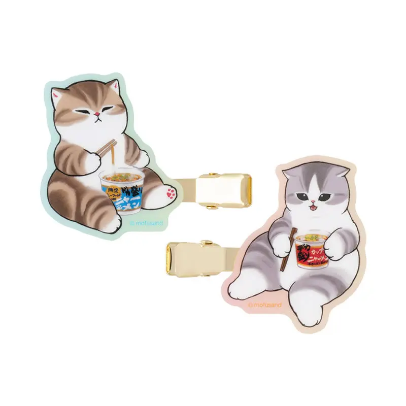 mofusand I Want to Interrupt Your Outing, Meow! Bangs Clip Useful When Eating Ramen