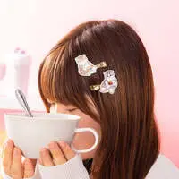 mofusand I Want to Interrupt Your Outing, Meow! Bangs Clip Useful When Eating Ramen