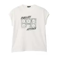 Nagano Characters Wide Sleeveless POLLEN ATTACK White - M