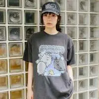 Nagano Characters T-shirt MEMENTO MORI Charcoal - XL