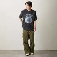Nagano Characters T-shirt MEMENTO MORI Charcoal - XL