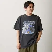 Nagano Characters T-shirt MEMENTO MORI Charcoal - XL