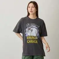 Nagano Characters T-shirt ENERGY CHARGE Charcoal - L