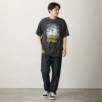 Nagano Characters T-shirt ENERGY CHARGE Charcoal - L