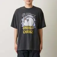 Nagano Characters T-shirt ENERGY CHARGE Charcoal - L