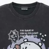Nagano Characters T-shirt ENERGY CHARGE Charcoal - L