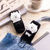 Nagano Characters Shoulder Cover with Plush (Joke Bear - Detachable)