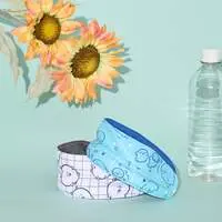 Nagano Characters Neck Cooler "Floating" Azarashi & Manatee Blue