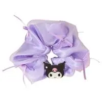 Accessory - Hair Tie (Scrunchy) - Sanrio / Kuromi