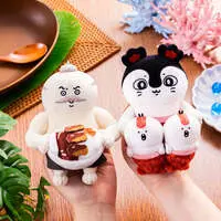 Chiikawa Movie "Chiikawa" Desktop Hanging Plush Mascot (Shimajiro)