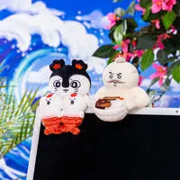 Chiikawa Movie "Chiikawa" Desktop Hanging Plush Mascot (Shimajiro)