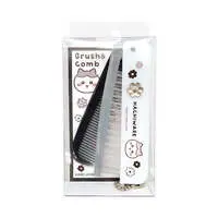 Chiikawa Anime "Chiikawa" Folding Hairbrush & Comb w/Daisy (Hachiware)