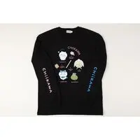Chiikawa Anime "Chiikawa" Long-Sleeve T-shirt Trio (Black) - M