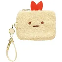 Plush - Commuter pass case - Sumikko Gurashi / Ebifurai no Shippo (Nulpi Chan)