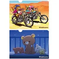 Plastic Folder (Clear File) - RILAKKUMA / Rilakkuma