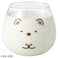 Tumbler, Glass - Sumikko Gurashi / Shirokuma