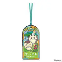Chiikawa Movie "Chiikawa" Stained Glass Style Bookmark (Shisa & Kurimanju)