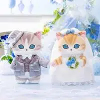  mofusand Something Blue Wedding Pair Plush (Bride Meow & Groom Meow)   