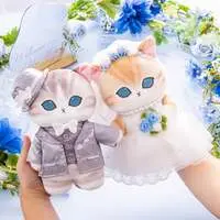  mofusand Something Blue Wedding Pair Plush (Bride Meow & Groom Meow)   