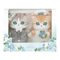  mofusand Something Blue Wedding Pair Plush (Bride Meow & Groom Meow)   
