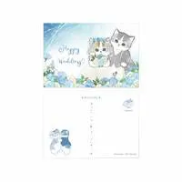  mofusand Something Blue Wedding Pair Plush (Bride Meow & Groom Meow)   