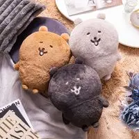 Nagano Characters Joke Bear Fluffy & Squishy Hugging Plush (Brown)