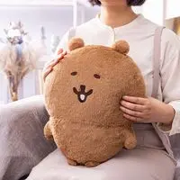 Nagano Characters Joke Bear Fluffy & Squishy Hugging Plush (Brown)