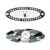 Nagano Characters Hair Clips Set of 2 (Camouflage & Face)