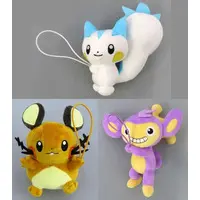 Plush - Pokémon / Dedenne & Aipom & Pachirisu