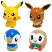 Capchara - Pokémon / Rowlet & Piplup (Pochama) & Eevee
